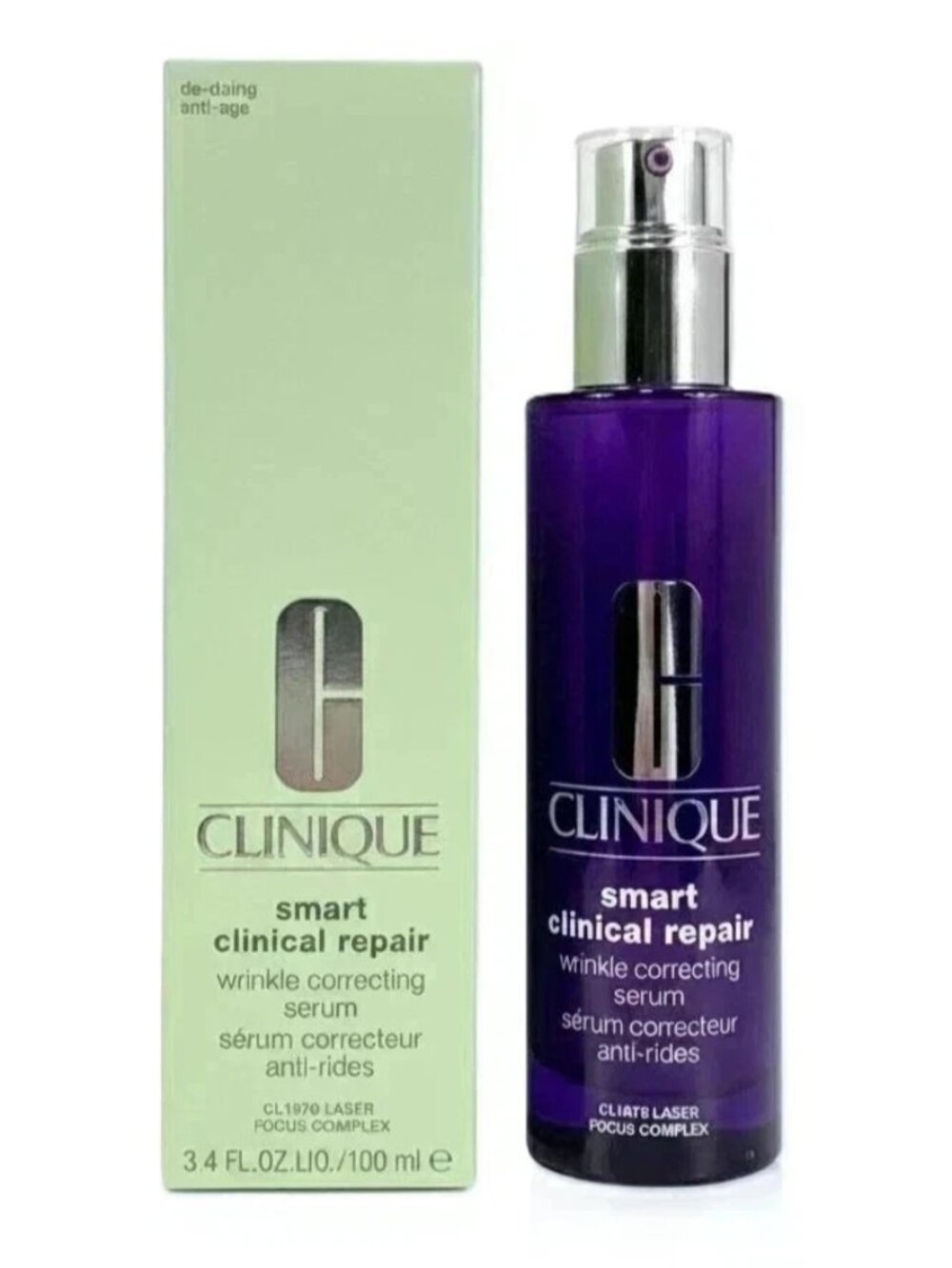 Clinique Smart Clinical Repair Wrinkle Correcting Serum 3.4 oz / 100ml New Seale